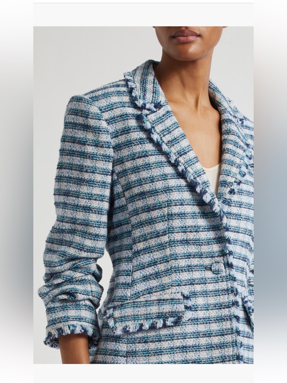 Cinq A Sept Khloe Stretch Blazer Jacket - Picture 4 of 10